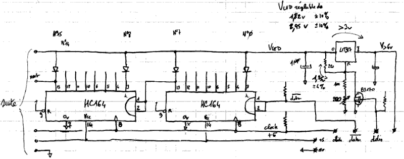 Afficheur echelle de LED